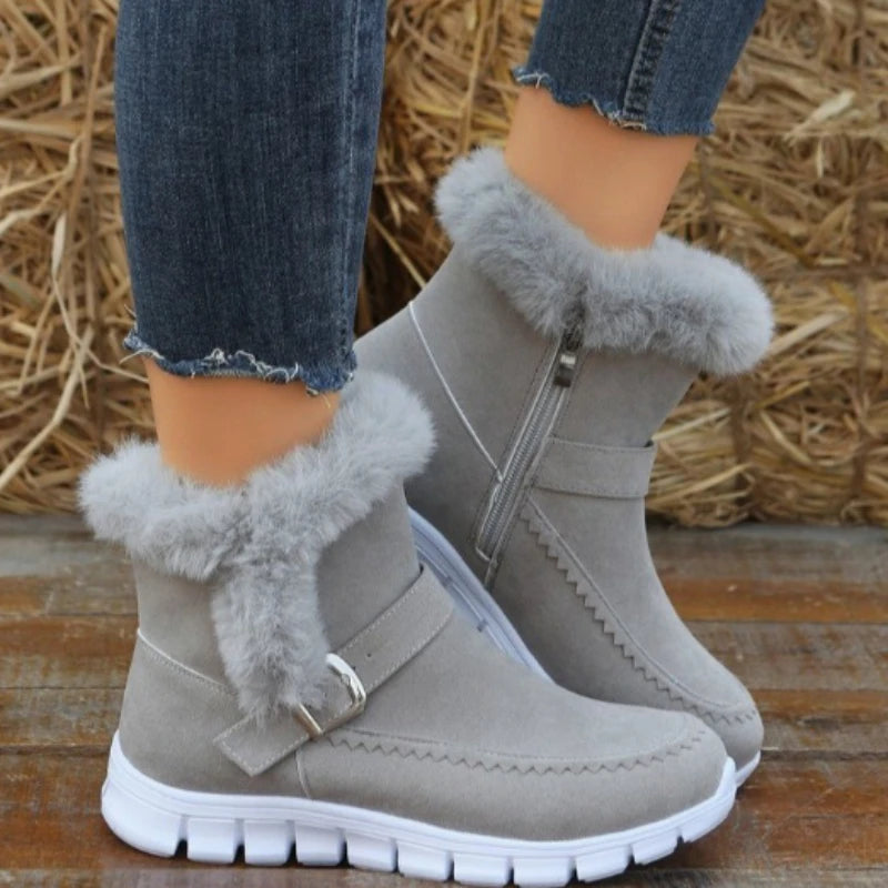 Bottes d'Hiver Chelsea en Fourrure (Offre exceptionnelle)