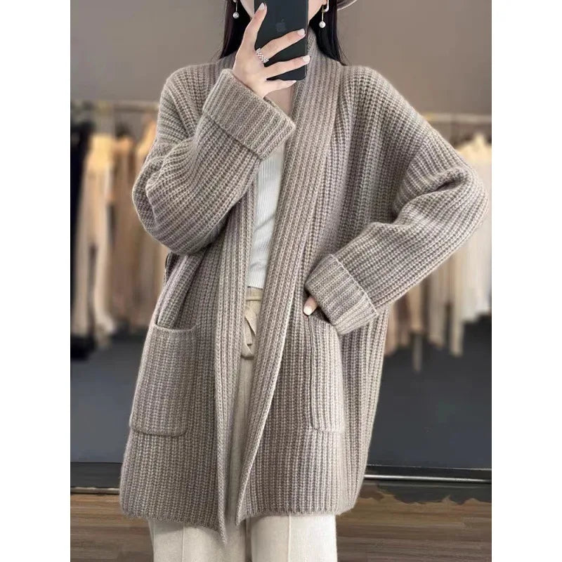 CARDIGAN LONG POUR FEMME