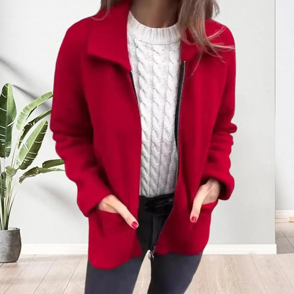 Glamisia Veste Cardigan Élégante en Laine