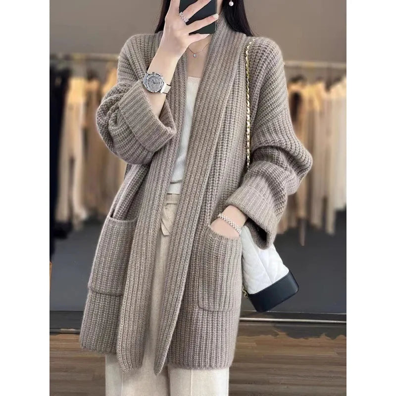 CARDIGAN LONG POUR FEMME